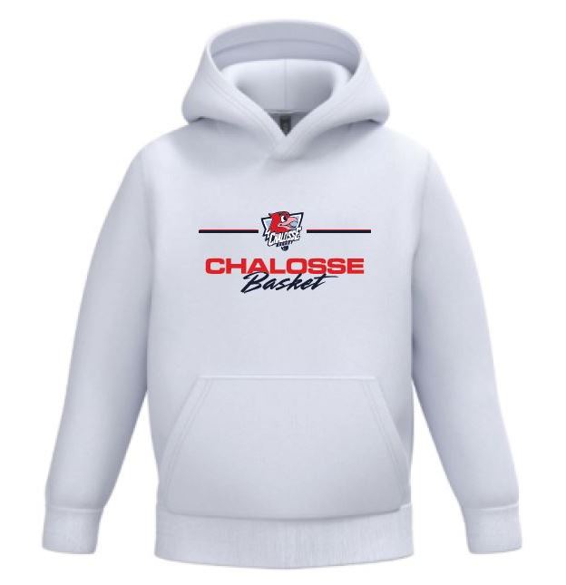 Sweat capuche gris ou blanc H/F/E – Image 2